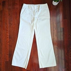 Talbots Cream Straight Leg Pants